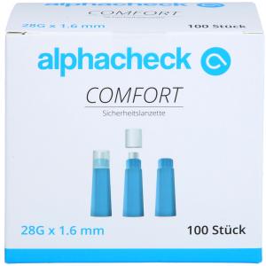ALPHACHECK comfort Sicherheitslanzett.28 Gx1,6 mm