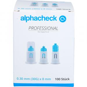 ALPHACHECK professional Pen-Nadeln Plus 30 Gx8 mm