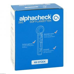 ALPHACHECK soft Lanzetten 28 G