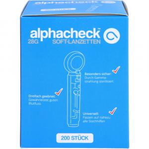 ALPHACHECK soft Lanzetten 28 G