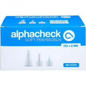 ALPHACHECK soft Pen-Nadeln 31 Gx8 mm
