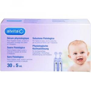 ALVITA physiologische Kochsalzlösung Ampullen