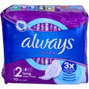 ALWAYS Ultra Binden long mit Flügeln