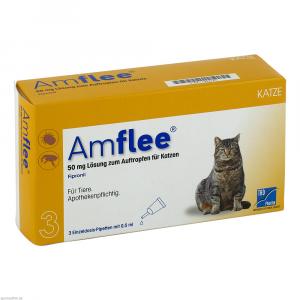 AMFLEE 50 mg Spot-on Lösung z.Auftropfen f.Katzen