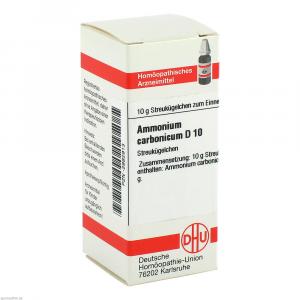 AMMONIUM CARBONICUM D 10 Globuli