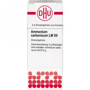 AMMONIUM CARBONICUM LM XII Globuli Ind.Fert.