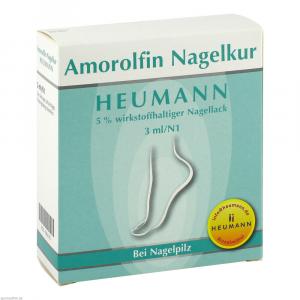 AMOROLFIN Nagelkur Heumann 5% wst.halt.Nagellack