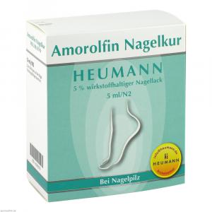 AMOROLFIN Nagelkur Heumann 5% wst.halt.Nagellack