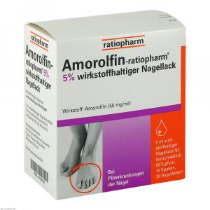 AMOROLFIN-ratiopharm 5% wirkstoffhalt.Nagellack