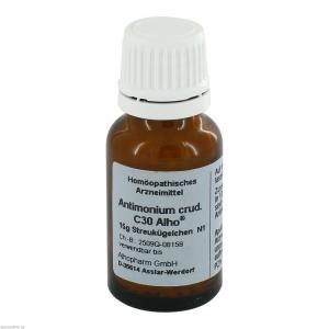 ANTIMONIUM CRUDUM C 30 Globuli