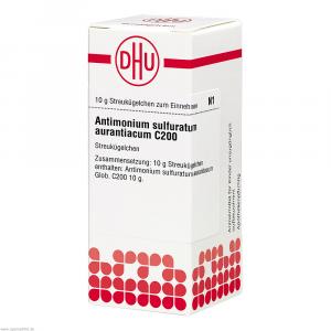 ANTIMONIUM SULFURATUM aurantiacum C 200 Globuli
