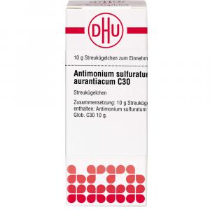 ANTIMONIUM SULFURATUM aurantiacum C 30 Globuli