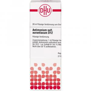 ANTIMONIUM SULFURATUM aurantiacum D 12 Dilution