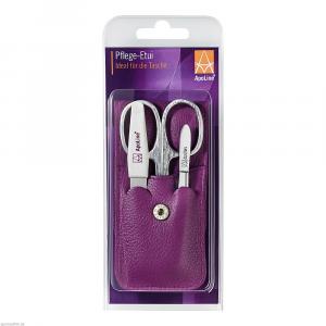 APOLINE Manicure Etui 3teilig lila