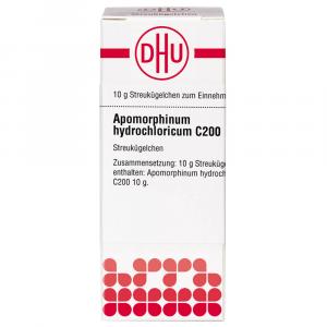 APOMORPHINUM HYDROCHLORICUM C 200 Globuli Ind.Fert