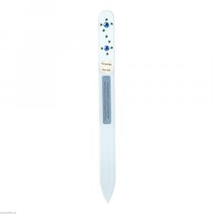 APONORM Glasfeile mit 2 Steinchen blau
