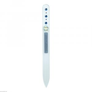 APONORM Glasfeile mit 3 Steinchen blau