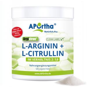 APORTHA L-Arginin+L-Citrullin Pulver