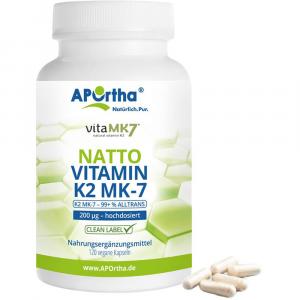 APORTHA Vitamin MK-7 Vitamin K2-MK-7 200 μg Kaps.