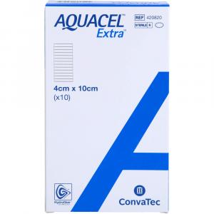 AQUACEL Extra 4x10 cm Verband
