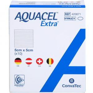 AQUACEL Extra 5x5 cm Verband