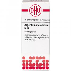 ARGENTUM METALLICUM D 60 Globuli Ind.Fert. ARGENTUM METALLICUM D 60 Globuli Ind.Fert.
