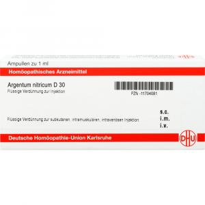 ARGENTUM NITRICUM D 30 Ampullen