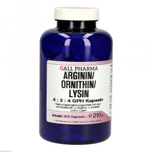 ARGININ/ORNITHIN/Lysin 4:3:4 GPH Kapseln