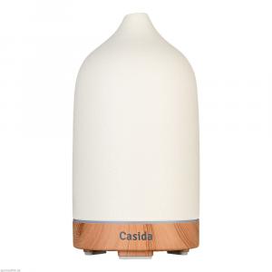AROMA DIFFUSER Keramik weiß/Holz