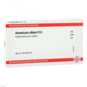 ARSENICUM ALBUM D 6 Ampullen