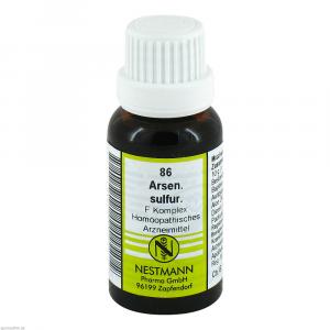 ARSENICUM SULFURICUM F Komplex Nr.86 Dilution