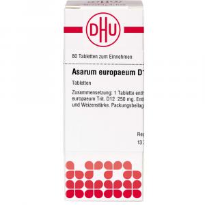 ASARUM EUROPAEUM D 12 Tabletten