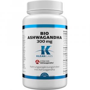 ASHWAGANDHA BIO Wurzel-Extr.300 mg KLEAN LABS Kps.