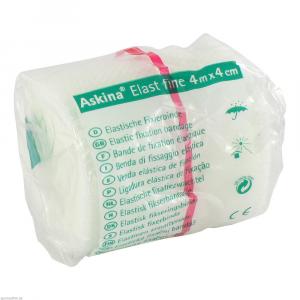ASKINA Elast Fine Binde 4 cmx4 m cellophaniert