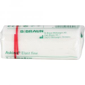ASKINA Elast Fine Binde 8 cmx4 m cellophaniert