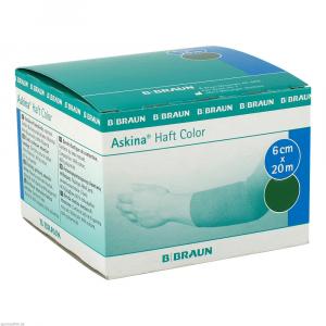 ASKINA Haftbinde Color 6 cmx20 m grün
