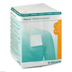 ASKINA Mullkompressen 10x10 cm unsteril