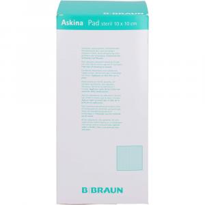 ASKINA Pad Wundauflage 10x10 cm nicht haftend