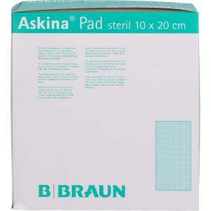 ASKINA Pad Wundauflage 10x20 cm nicht haftend