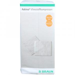 ASKINA Vliesstoffkompr.unsteril 10x10 cm 4fach ASKINA Vliesstoffkompr.unsteril 10x10 cm 4fach