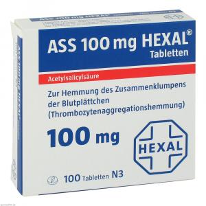 ASS 100 mg HEXAL Tabletten