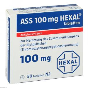 ASS 100 mg HEXAL Tabletten