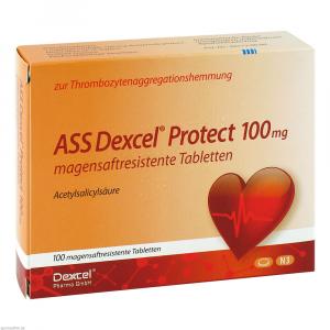 ASS Dexcel Protect 100 mg magensaftres.Tabletten