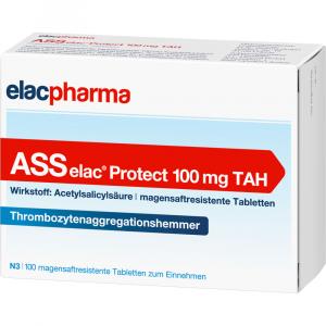 ASS elac Protect 100 mg TAH magensaftres.Tabletten