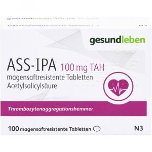 ASS-IPA 100 mg TAH magensaftresistente Tabletten