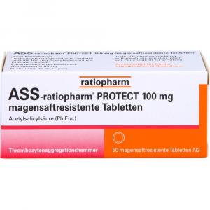 ASS-ratiopharm PROTECT 100 mg magensaftr.Tabletten