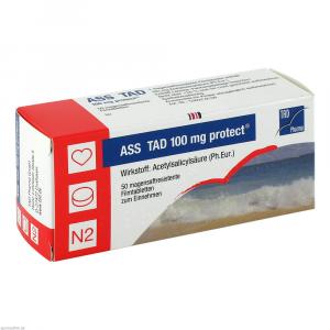 ASS TAD 100 mg protect magensaftres.Filmtabletten