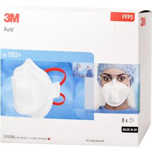 ATEMSCHUTZMASKE 3M 1883+ m.Spezialventil Aura FFP3