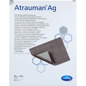 ATRAUMAN Ag 10x10 cm steril Kompressen
