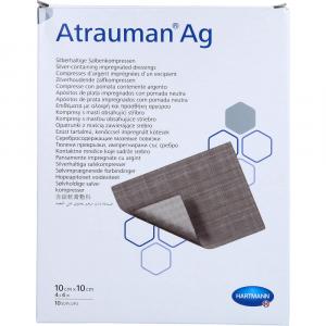 ATRAUMAN Ag 10x10 cm steril Kompressen